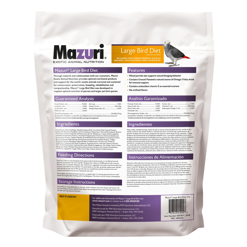 Mazuri® Large Bird Diet