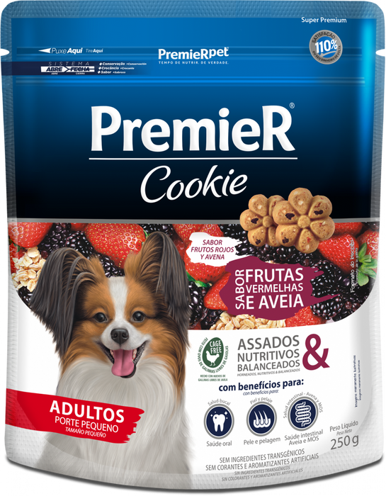 Premier Cookie Dog Frutos Rojos - Adultos Raza Pequeña