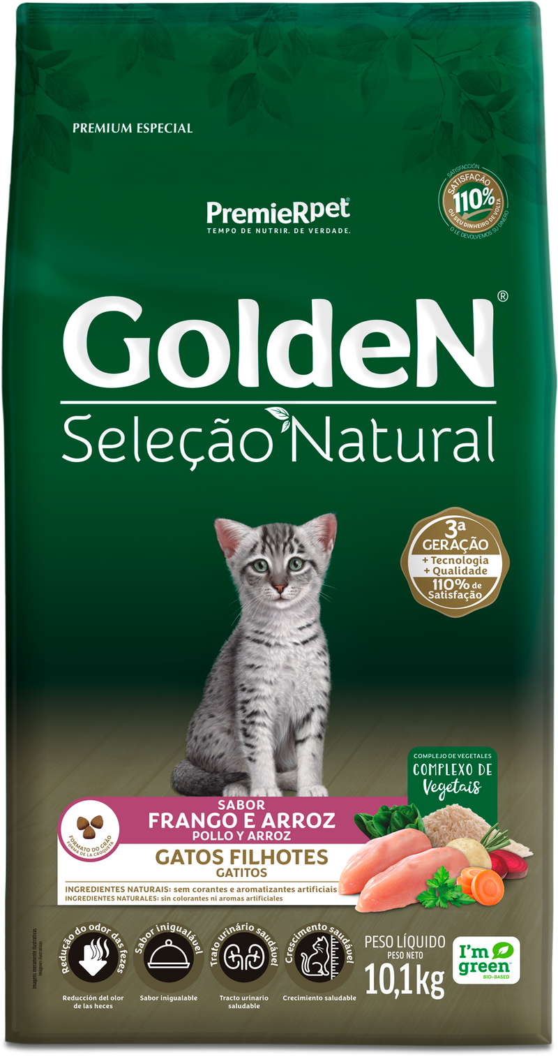 Golden Selec Natural Gatitos Pollo y Arroz