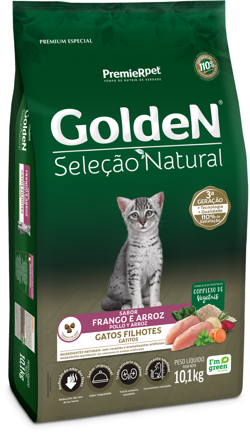 Golden Selec Natural Gatitos Pollo y Arroz