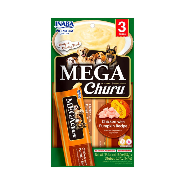 Mega Churu® Perros Pollo & Calabaza (3 unidades)