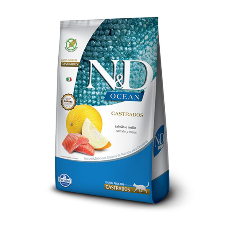 N&D Ocean Gato Adulto Castrado Salmon