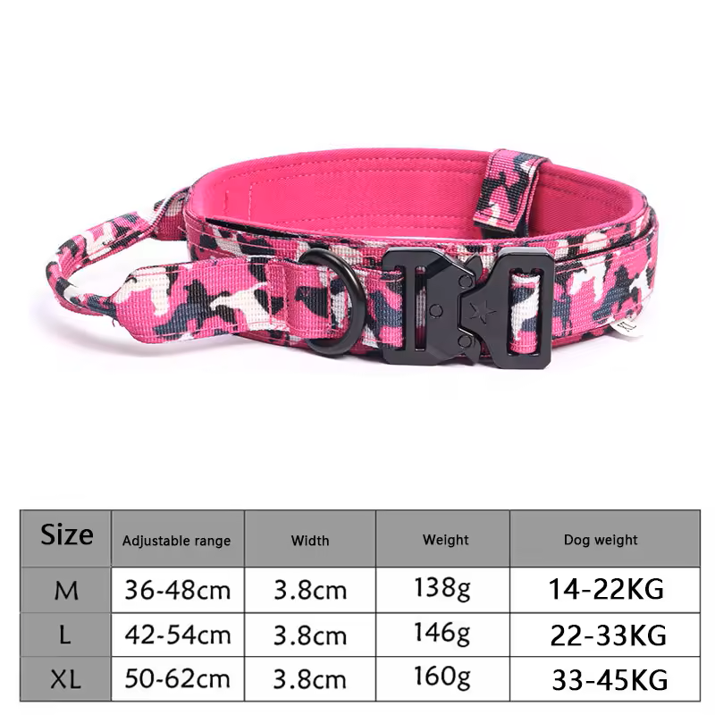 Collar Comando Mango Rosado