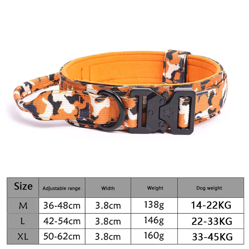Collar Comando Mango Naranja
