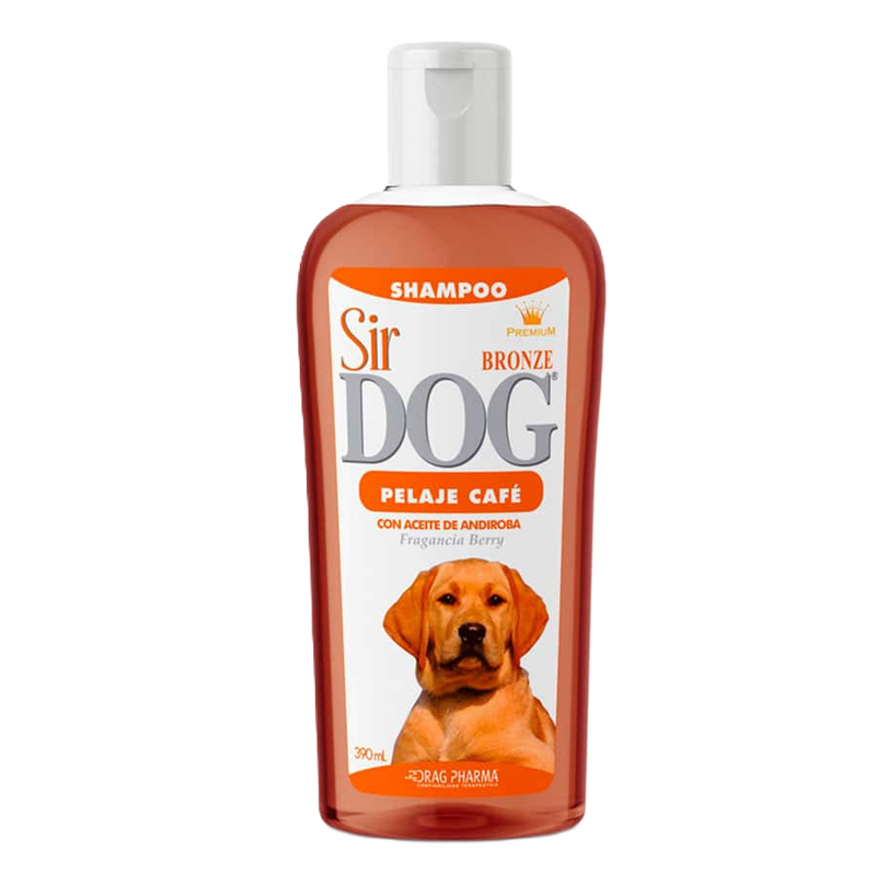 SIR DOG® Bronze - Shampoo Perros Pelaje Café