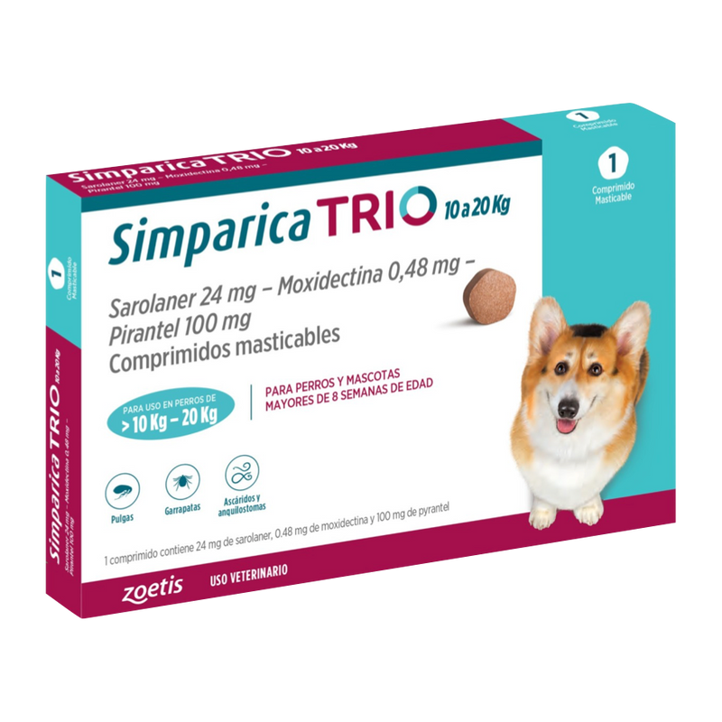 Simparica® TRIO 24mg 10-20 Kg