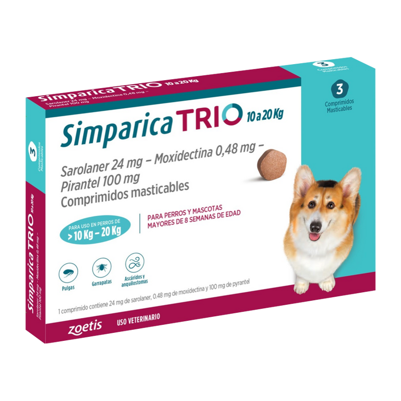 Simparica® TRIO 24mg 10-20 Kg