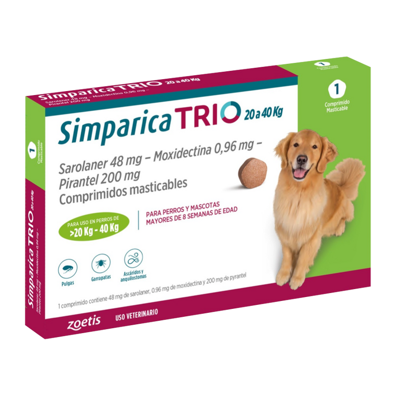 Simparica® TRIO 48mg 20-40 Kg