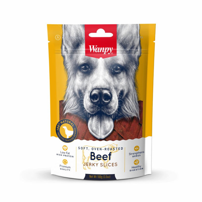 Wanpy Perros Soft Beef Jerky Slices