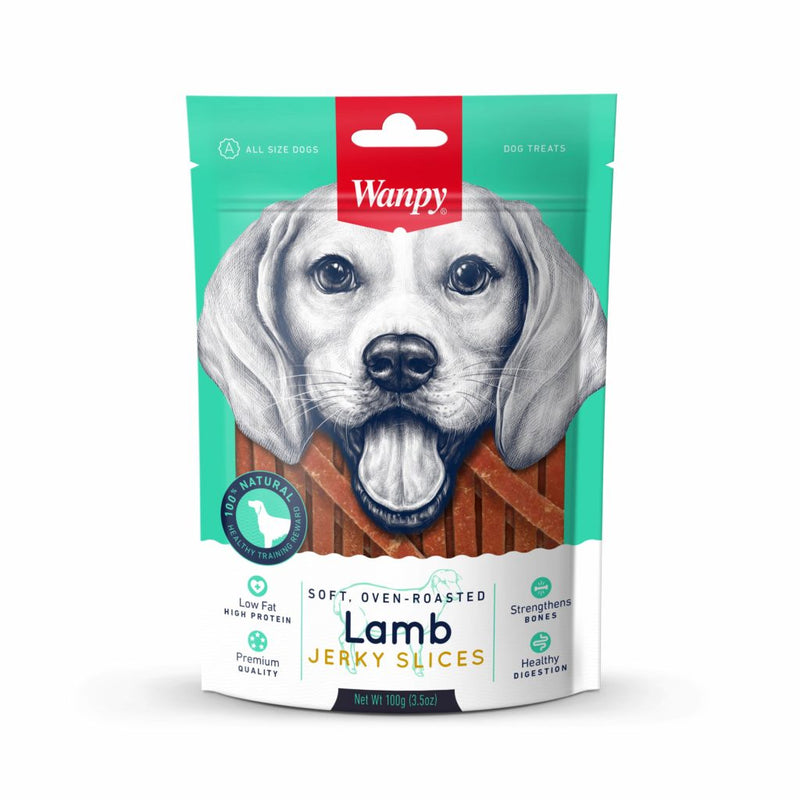 Wanpy Perros Soft Lamb Jerky Slices