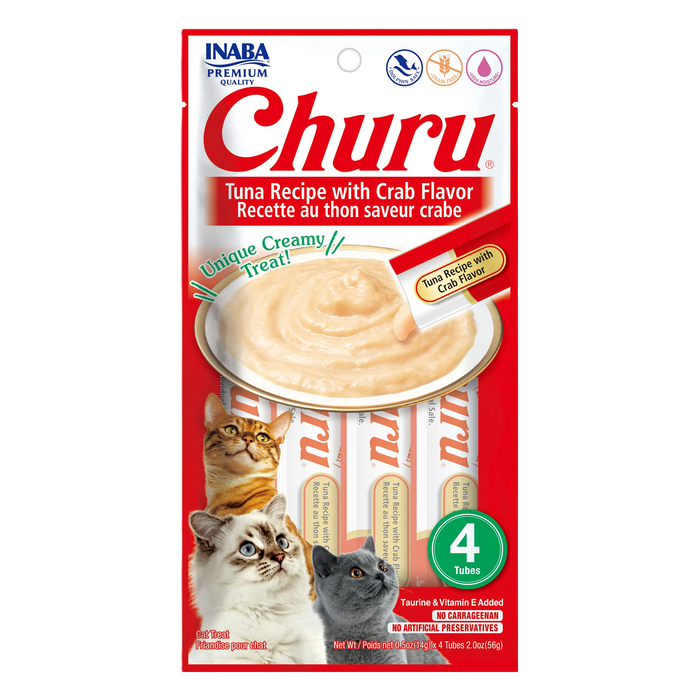 Churu® Gatos Atún & Cangrejo