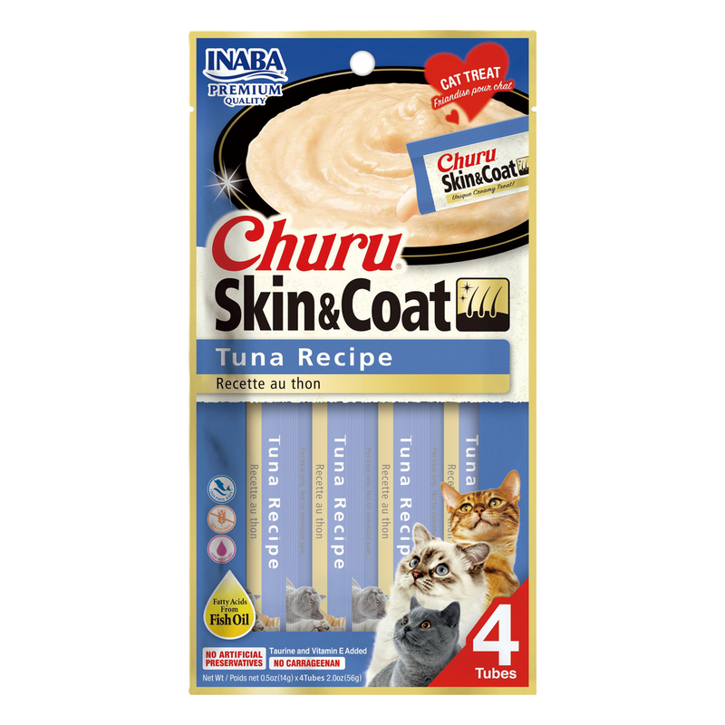 Churu® Gatos Skin & Coat Atún