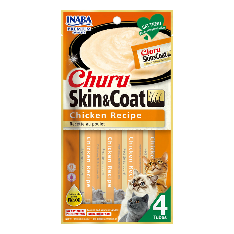 Churu® Gatos Skin & Coat Pollo