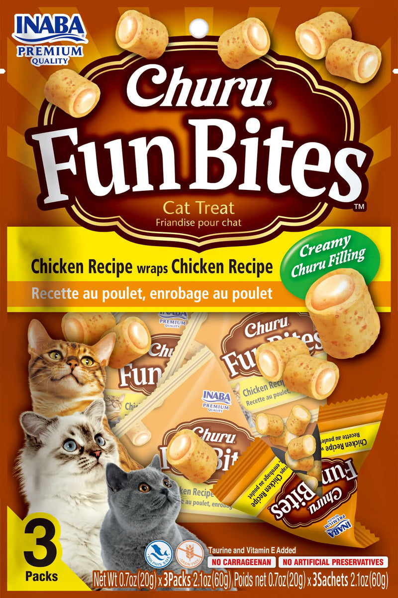 Churu® Bites Fun Bites Gatos Pollo (3 unidades)
