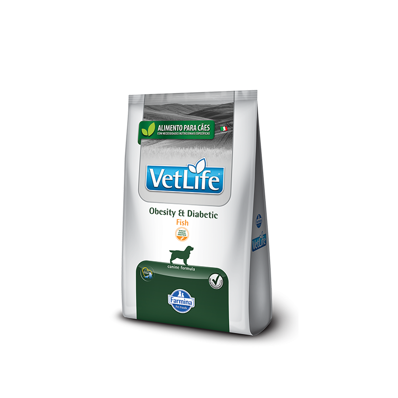 Vetlife Perro Obesidad & Diabetes Pescado