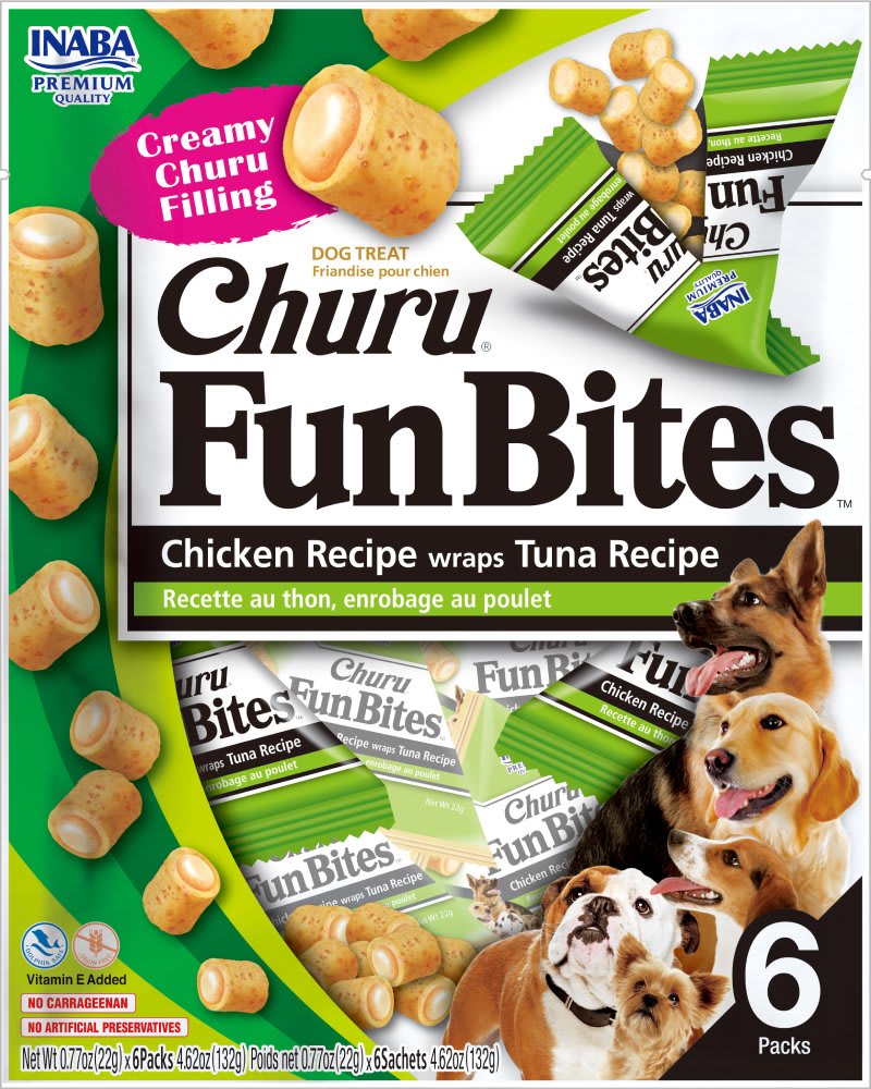 Churu® Fun Bites Perros Pollo & Atún (6 unidades)