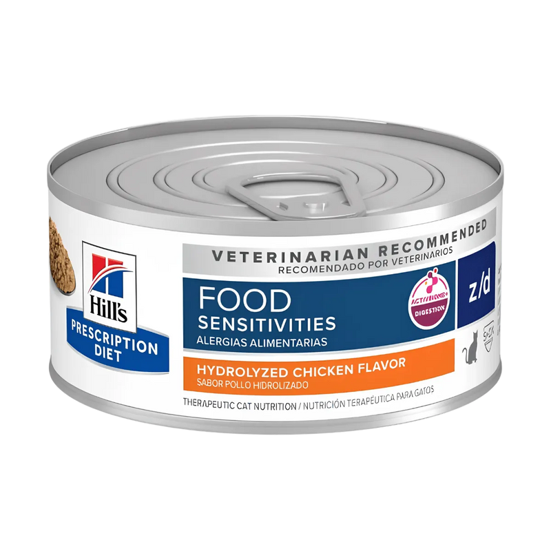 Prescription Diet® z/d® Food Sensitivities Gatos Lata