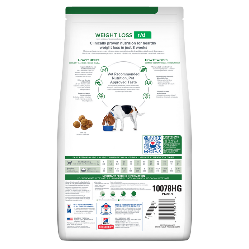 Prescription Diet® r/d® Weight Reduction Perros