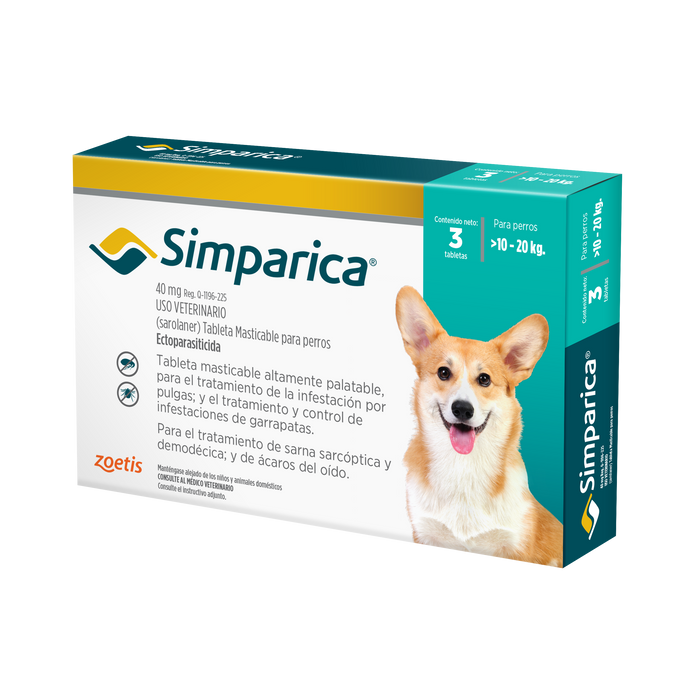 Simparica® 40 mg (10 - 20 KG)