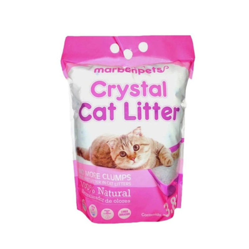 Marben Pets Crystal Cat Litter - Arena silica gel 1.6 Kg