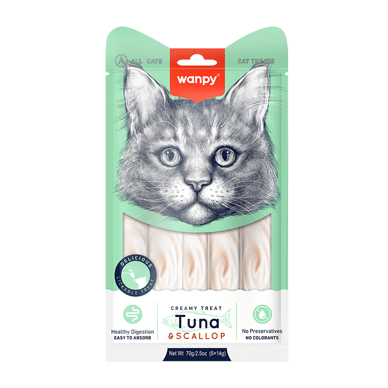 Wanpy Gatos Creamy Treat Tuna & Scallop