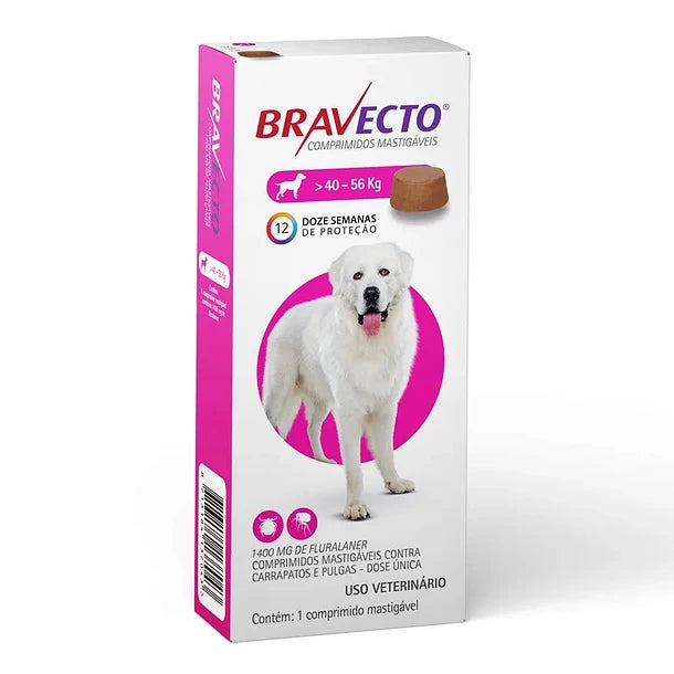 Bravecto® Perros 1400 mg (40 - 54 Kg) (Venc. 31-03-2026)