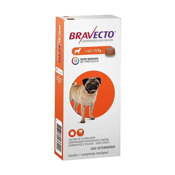 Bravecto® Perros 250 mg (4.5 - 10 Kg)