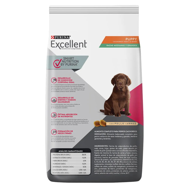 Purina Excellent Cachorro Razas Medianas y Grandes