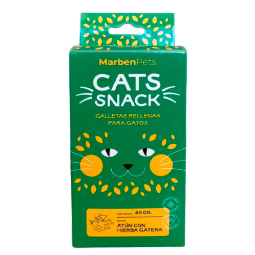 Cats Snack Galleta Rellena Atun & Hierba Gatera