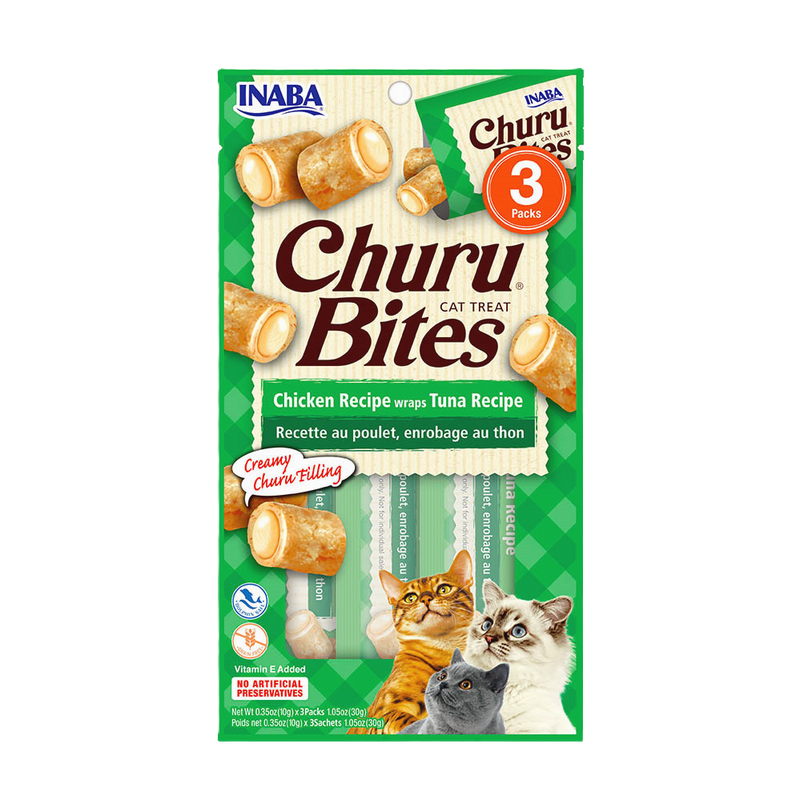 Churu® Bites Gatos Pollo con Atún (3 unidades)