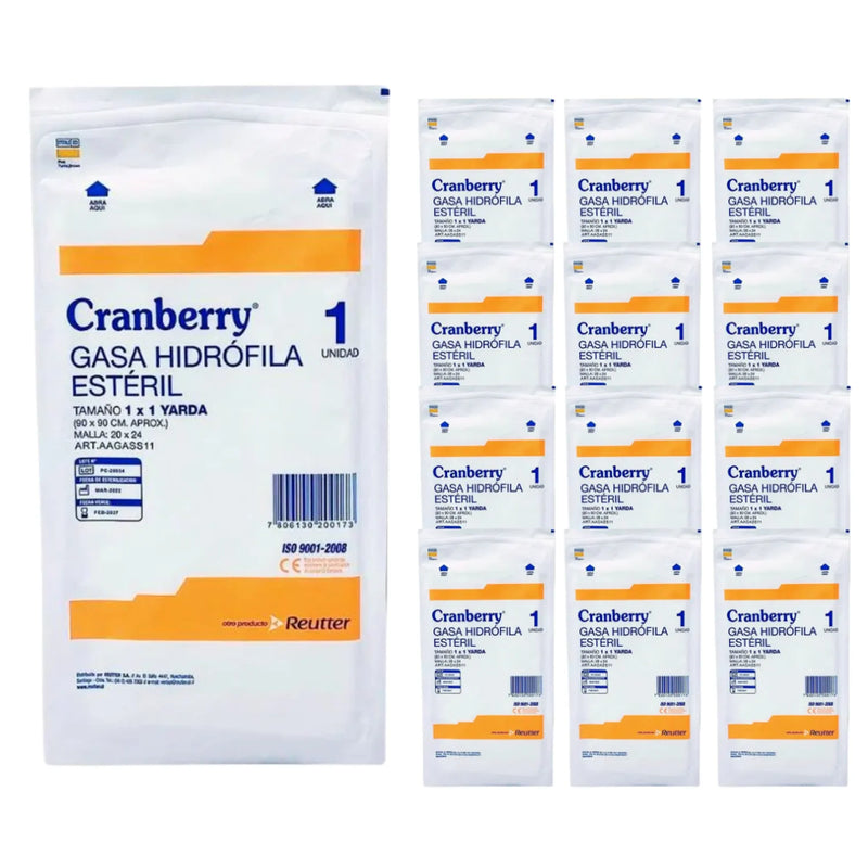Cranberry® Gasa Estéril Hidrófila