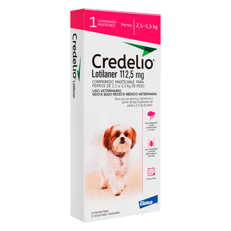 Credelio Lotilaner 112.5 mg (2.5 - 5.5 Kg)