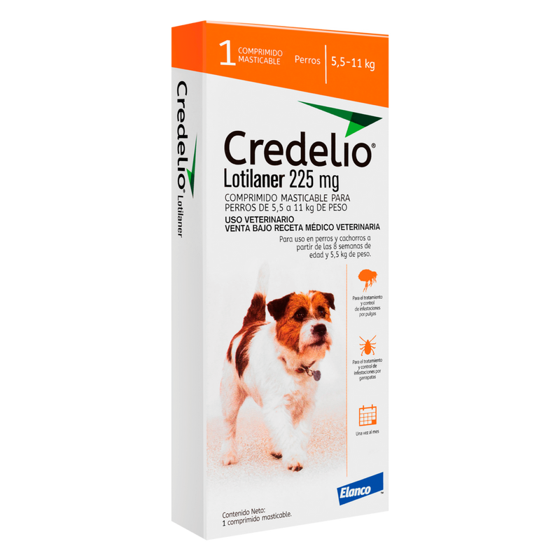 Credelio Lotilaner 225 mg (5.5 - 11 Kg)