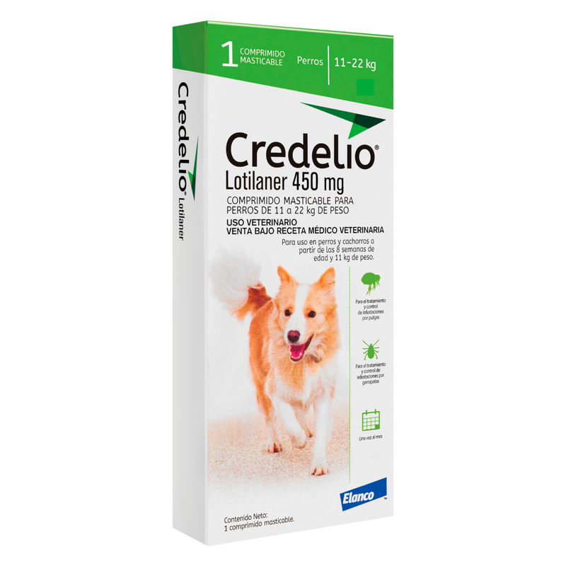 Credelio Lotilaner 450 mg (11 - 22 Kg)