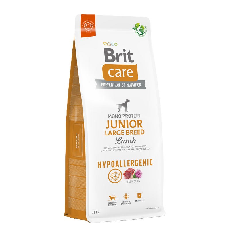 Brit Care Hypoallergenic Junior Large Breed Lamb