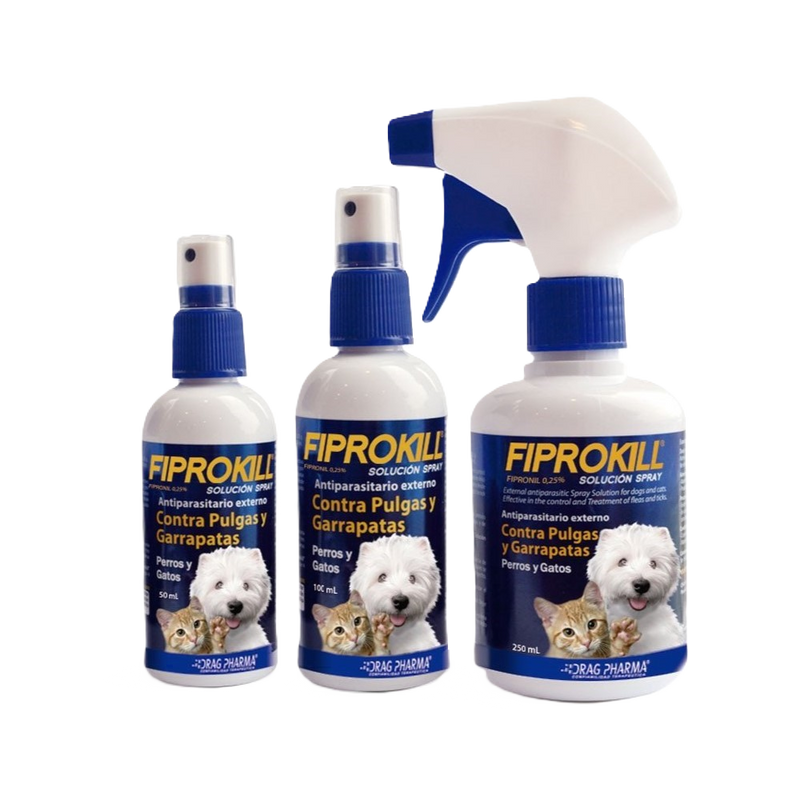 FIPROKILL® Solución Spray Perros & Gatos