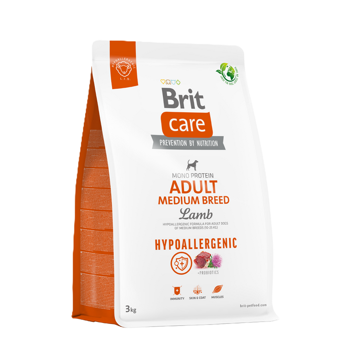 Brit Care Hypoallergenic Adult Medium Breed Lamb