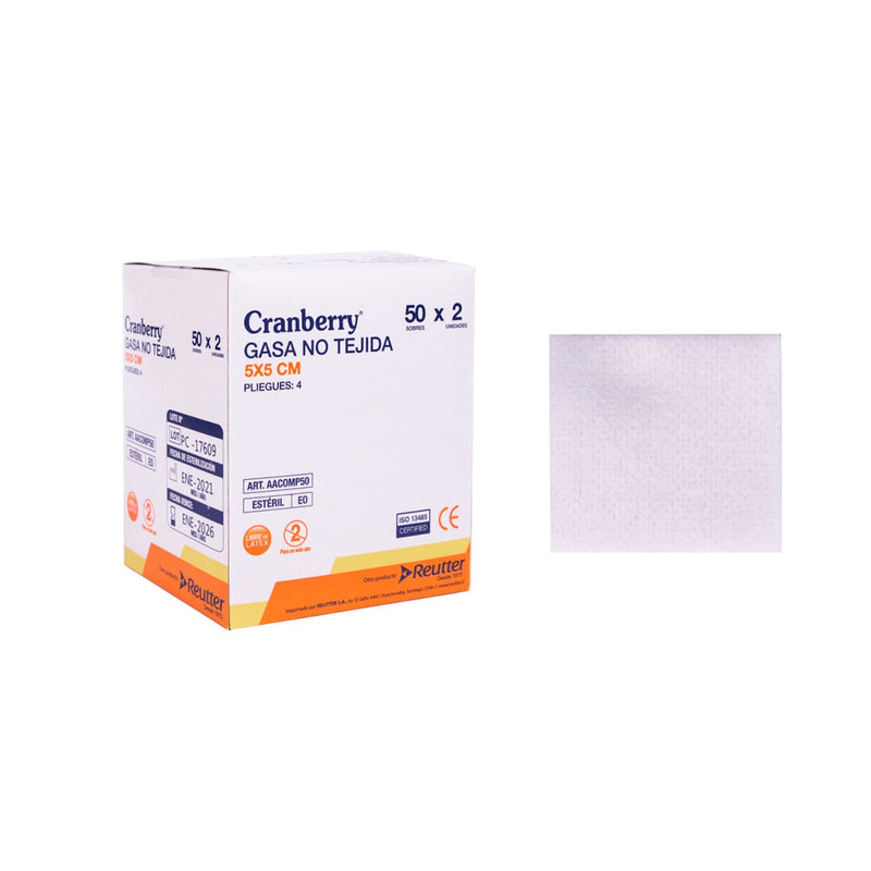 Cranberry® Gasa Estéril No Tejida Caja (2U - 4P)