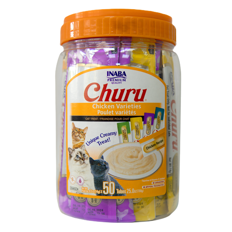 Churu® Gatos Pollo Variedades (50 unidades)