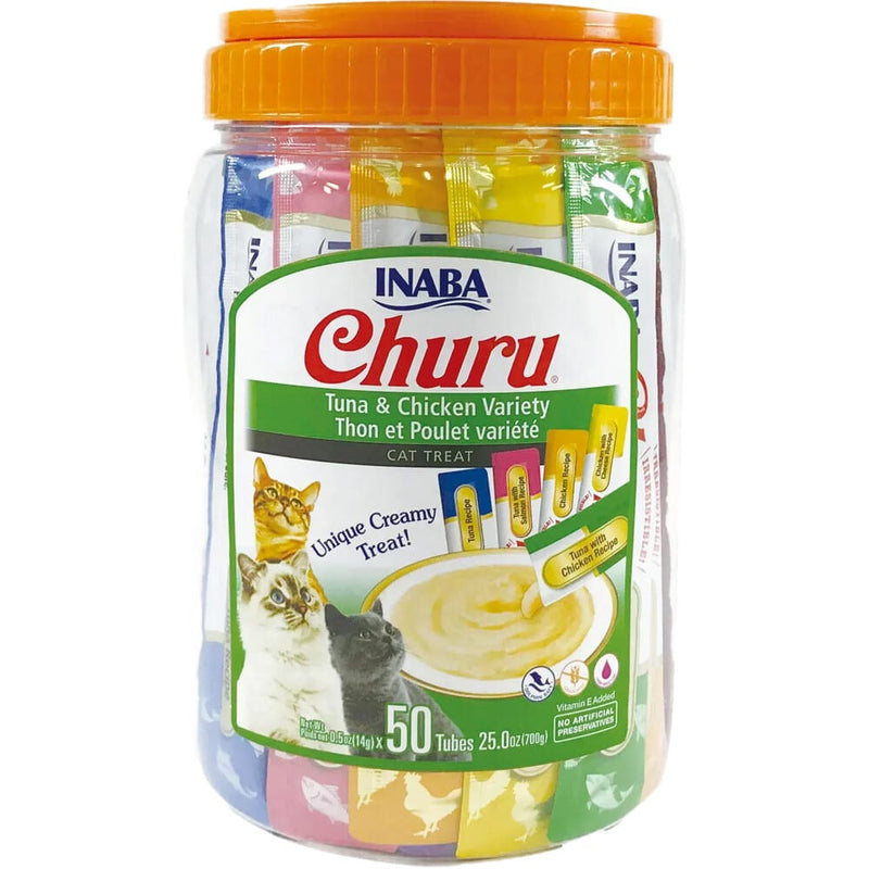 Churu® Gatos Atún & Pollo Variedades (50 unidades)