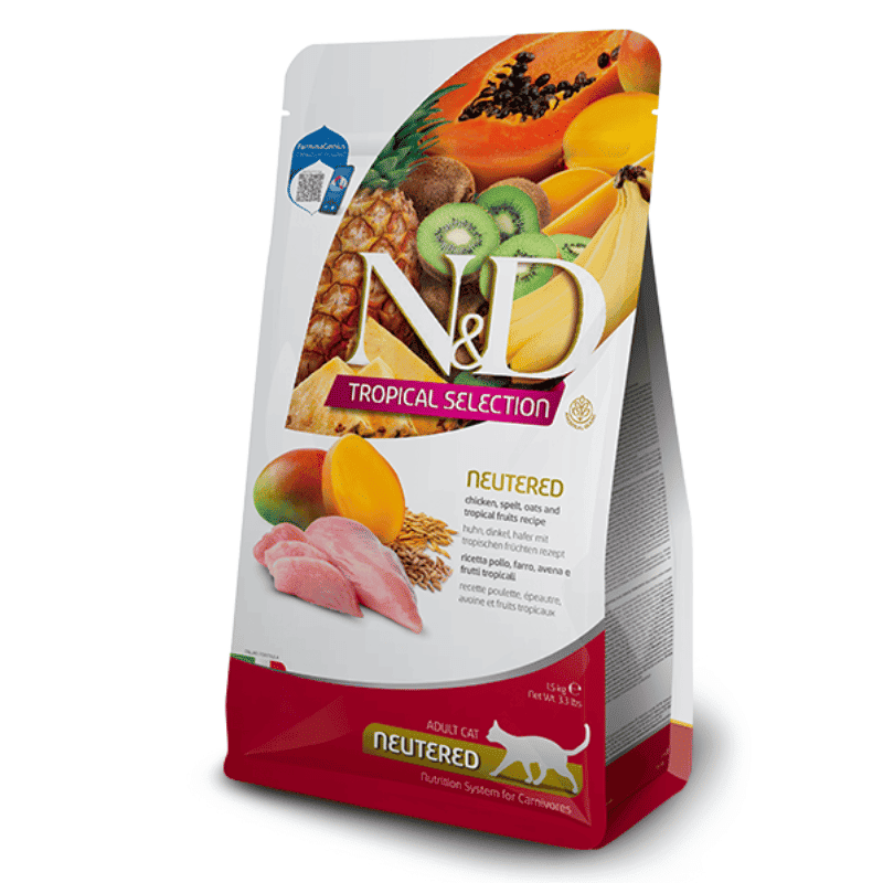 N&D Tropical Gato Adulto Castrado Pollo