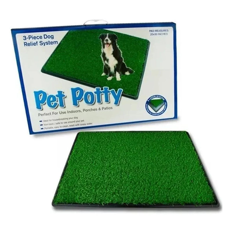 Pet Potty Baño Perro XL 76 × 50 × 5.5 Cm