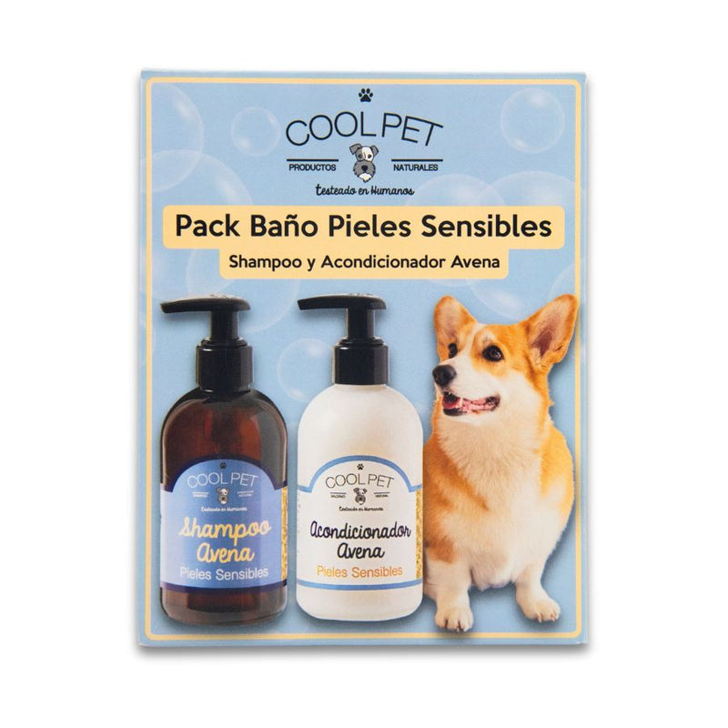 COOLPET Pack Shampoo Acondicionador Avena Perros