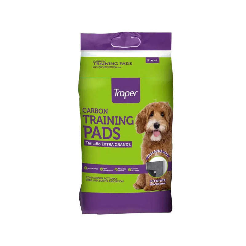 Traper Training Pads Carbon XXL 90x90 (30 unidades)