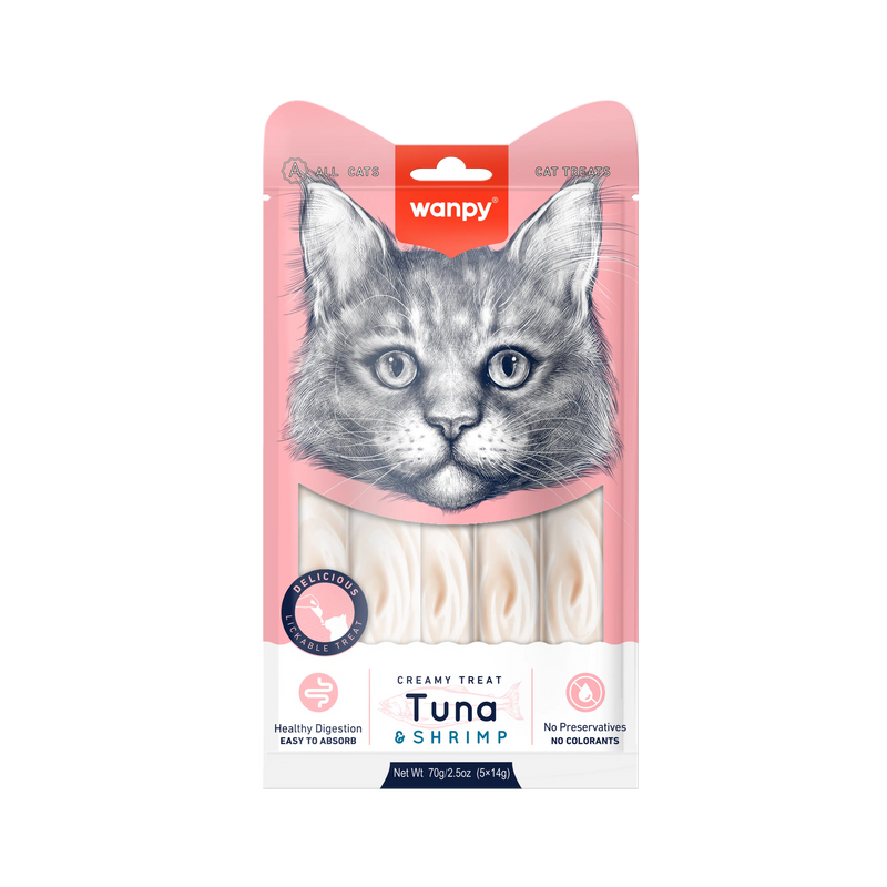 Wanpy Gatos Creamy Treat Tuna & Shrimp