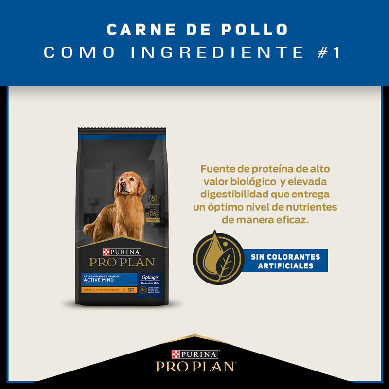 Pro Plan® Active Mind Razas Medianas y Grandes