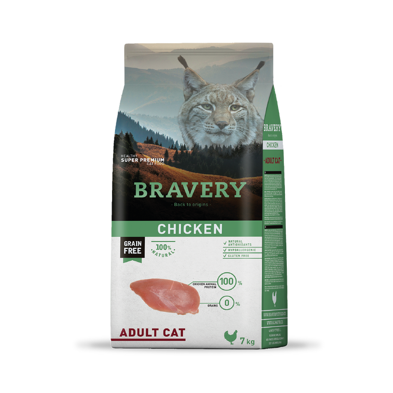 Bravery Adult Cat Chicken