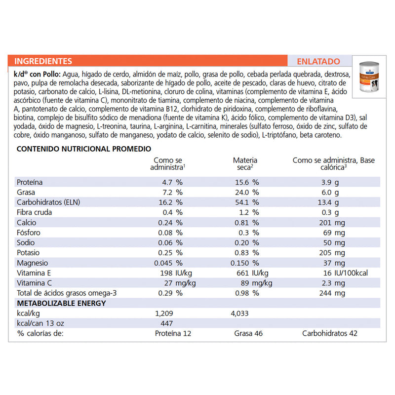 Prescription Diet® k/d® Kidney Care