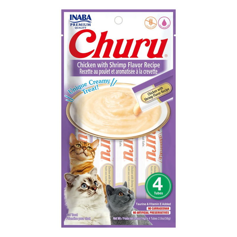 Churu® Gatos Pollo & Camarón
