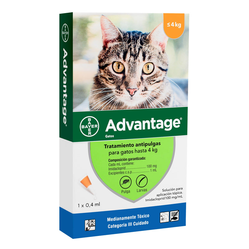 Advantage Gatos < 4 KG